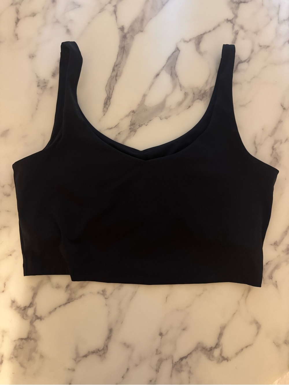 All Access Cropped V Neck Workout Top